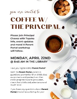 Coffee with the Principal flyer